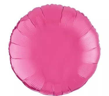 Hot Pink Circle Foil Balloon