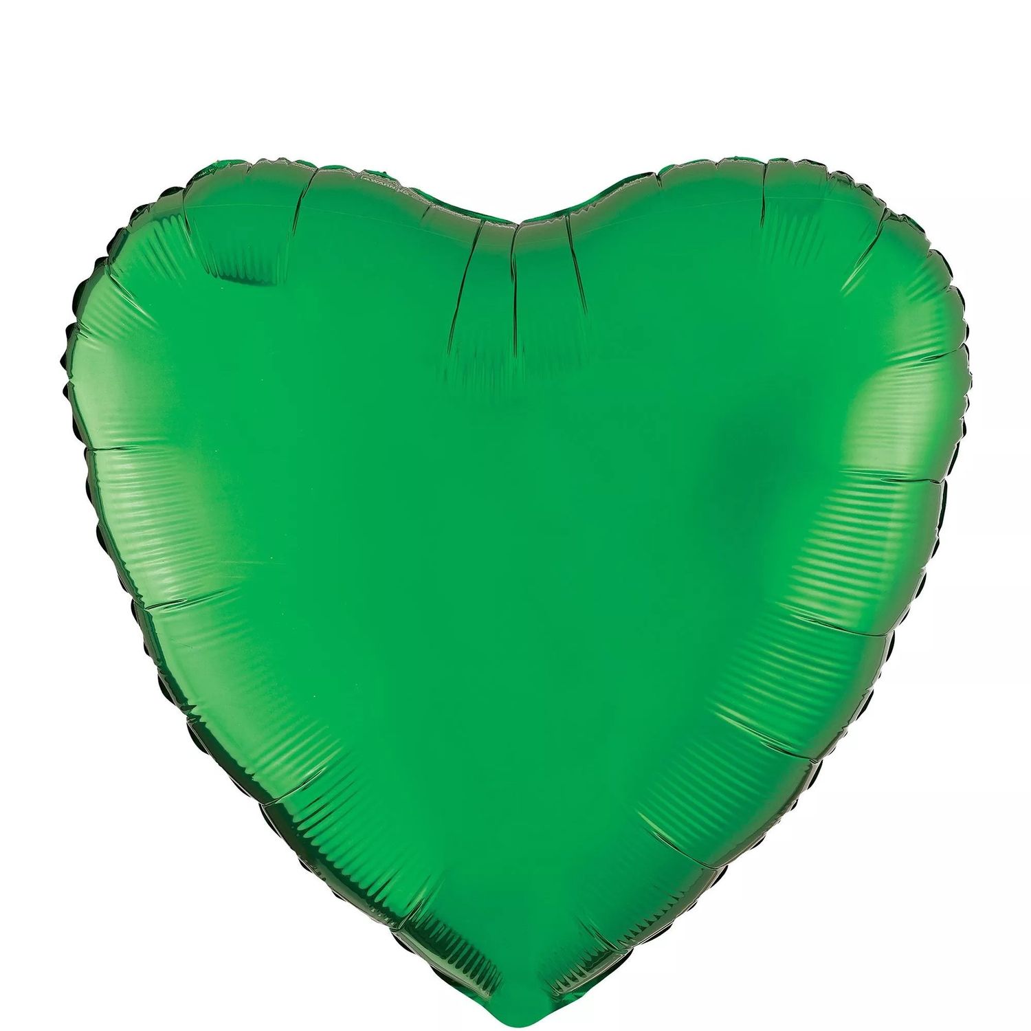 Green Heart Foil Balloon