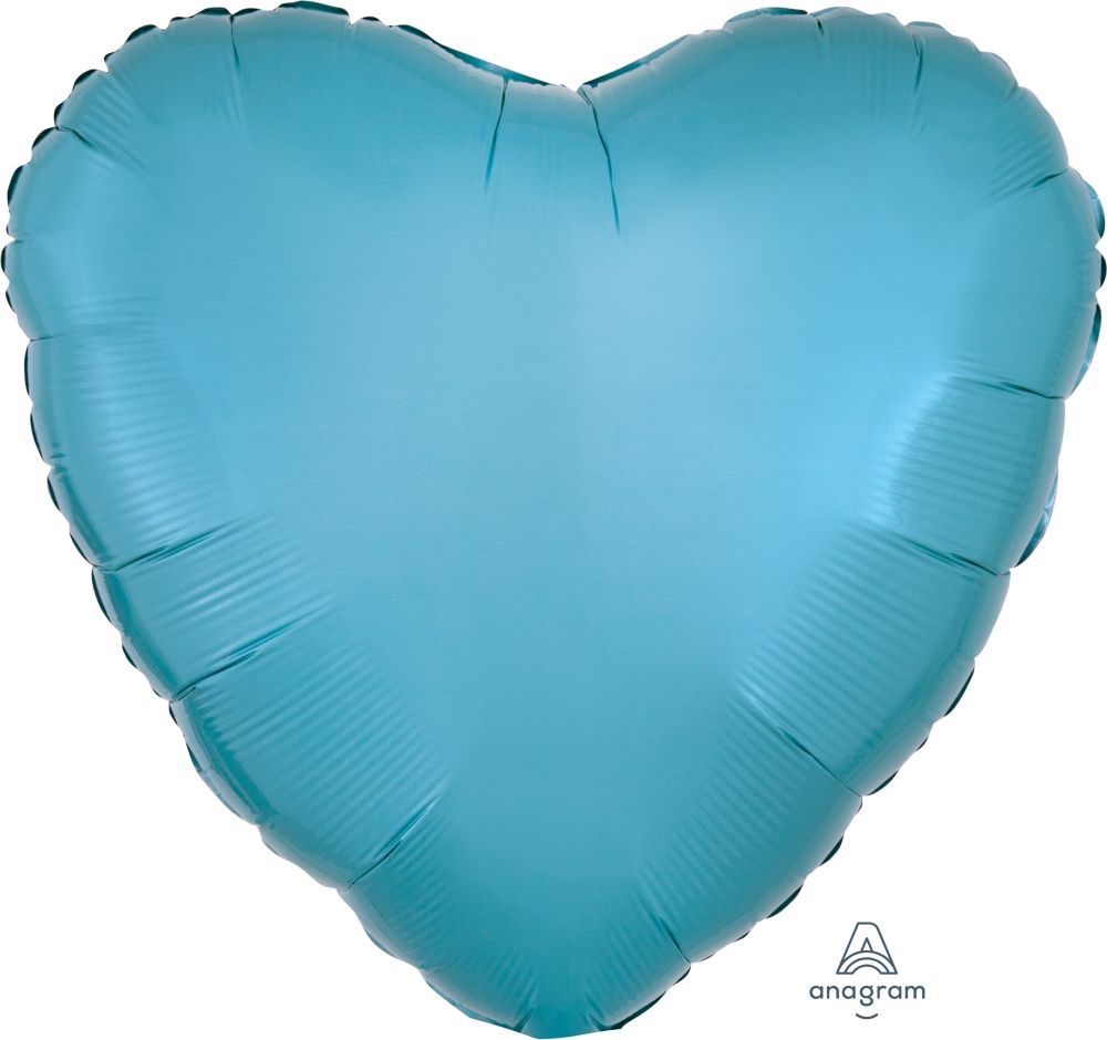 Caribbean Blue Heart Balloon