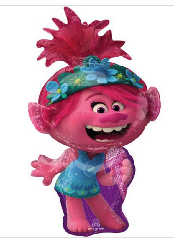 37 in. Trolls World Tour Poppy Foil Balloon