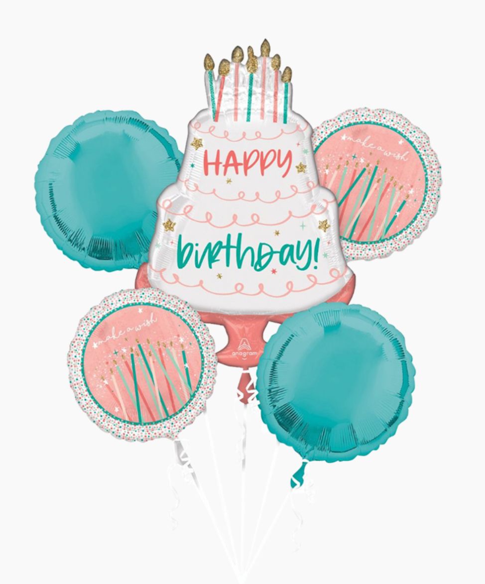 Birthday Cake Balloon Bouquet
