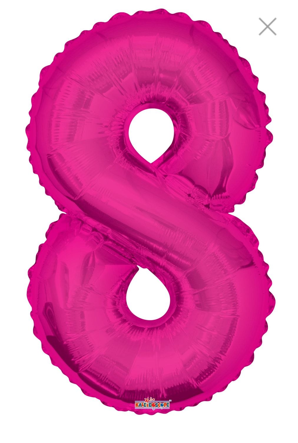 34" Magenta Number 8