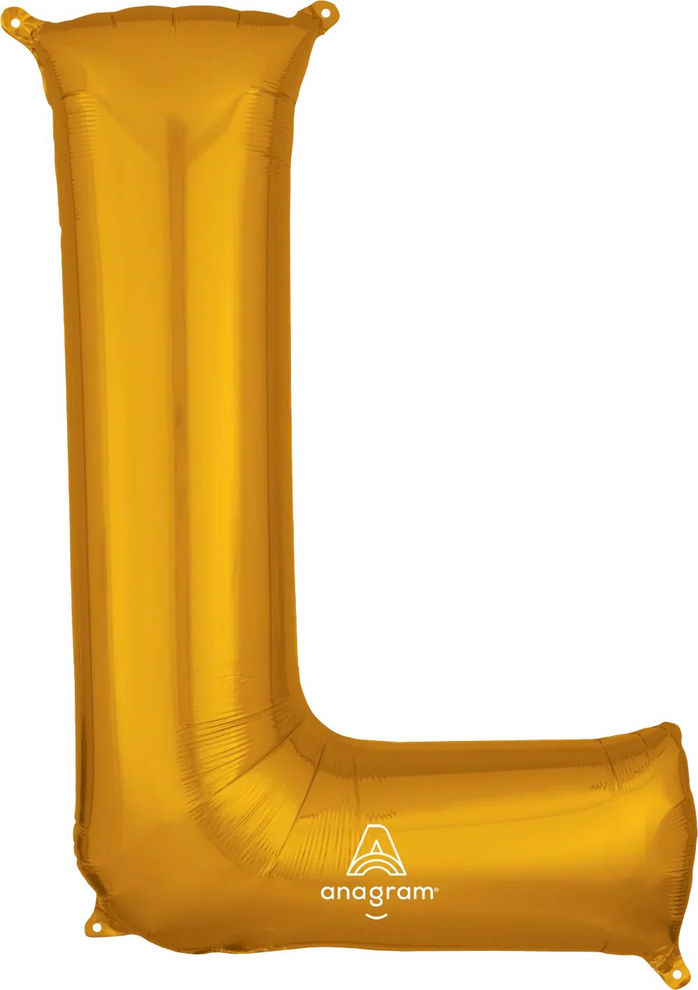 34 inch LETTER L - ANAGRAM - GOLD