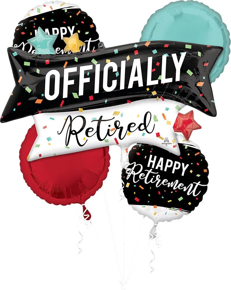 Happy Retirement Balloon Bouquet