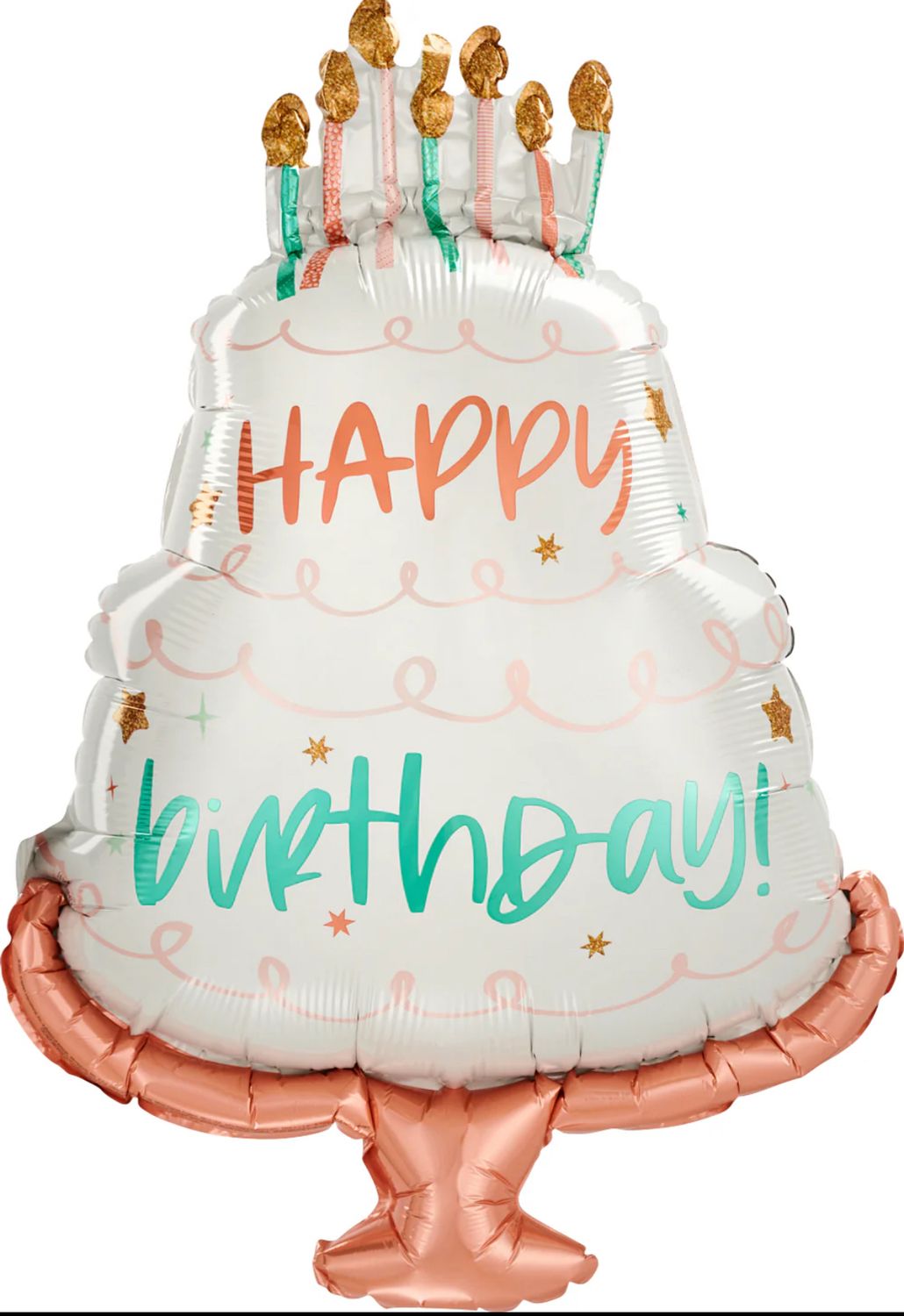 Happy Birthday Cake Day 28″ Balloon
