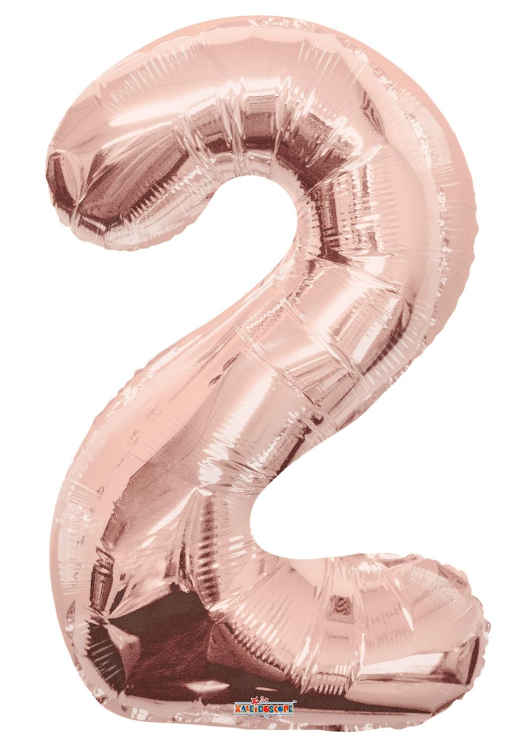 Rose Gold Number 2 Balloon 34″