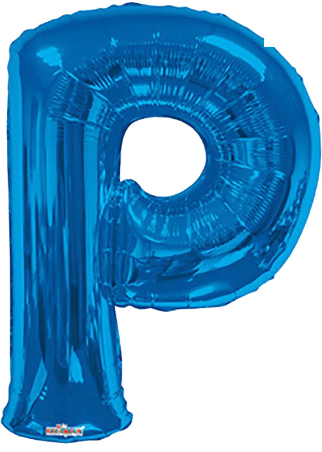 Blue Letter P 34″ Balloon