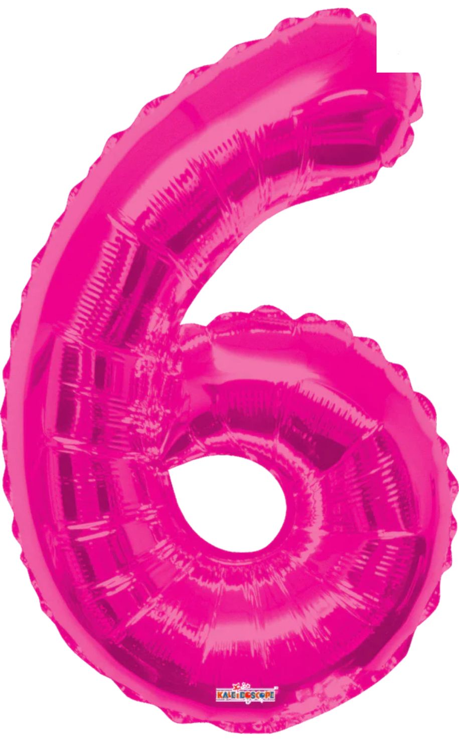 Pink Number 6 34″ Balloon