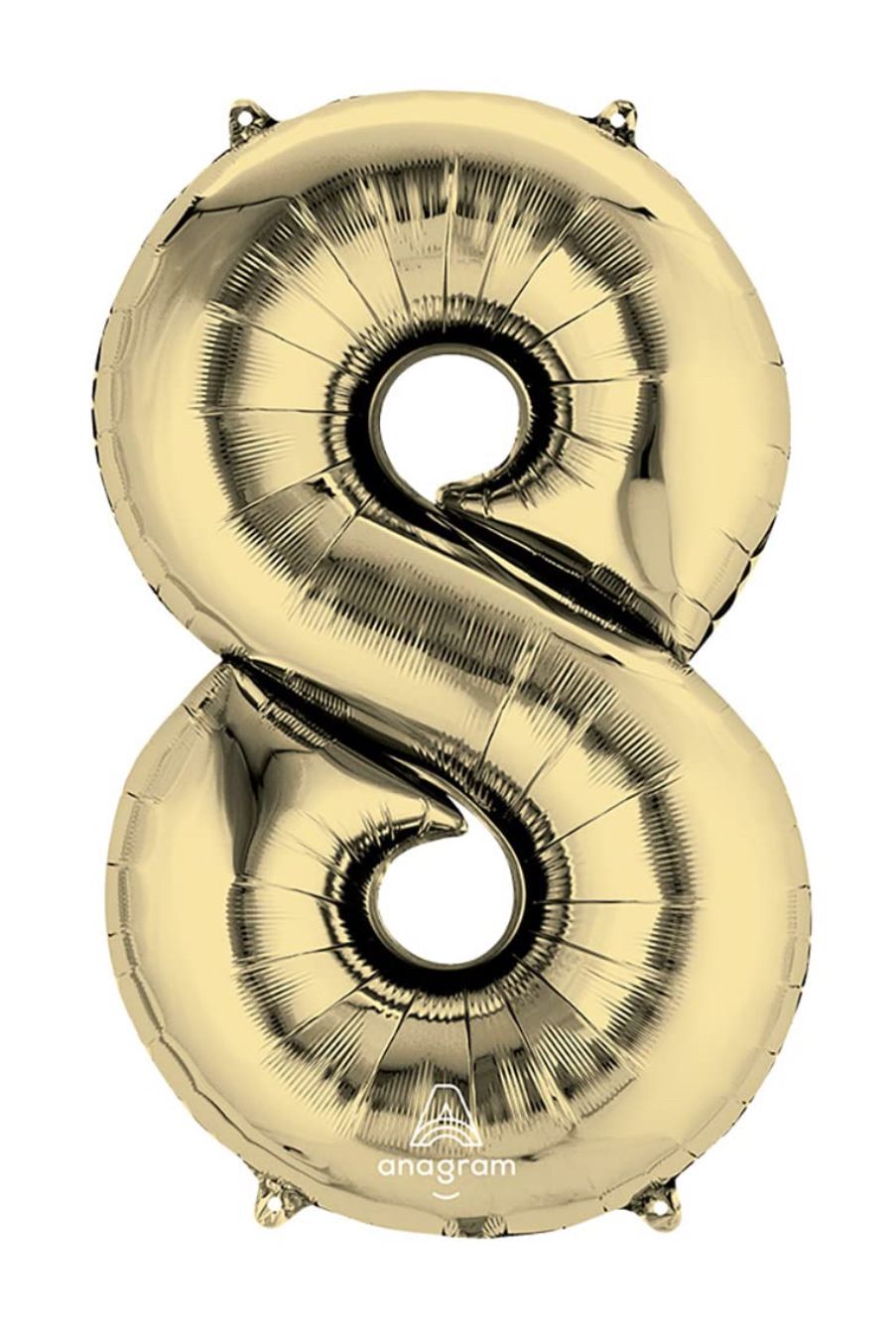 34 Inch Gold Number 8