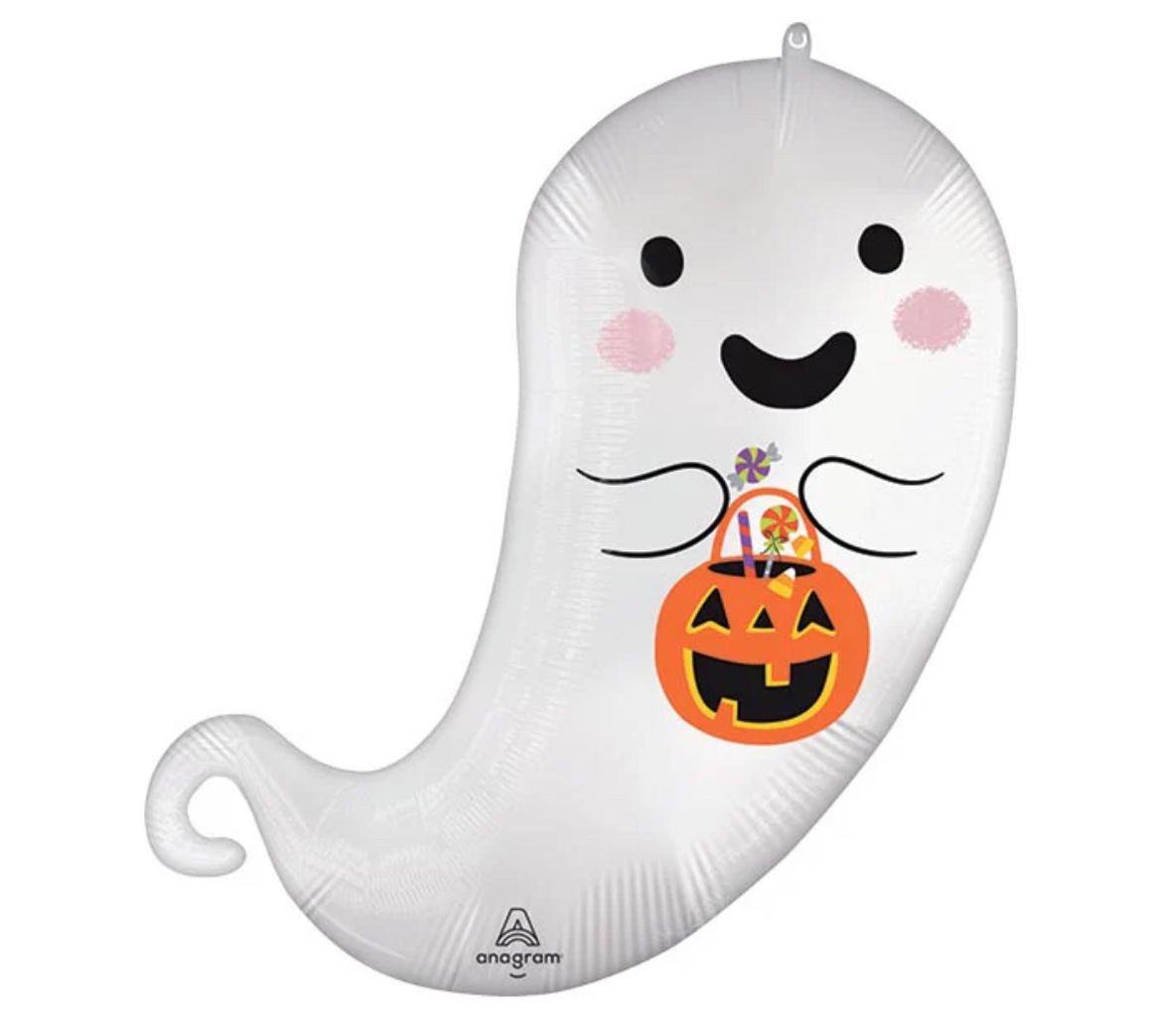 Halloween Trick or Treat Ghost 27″ Balloon