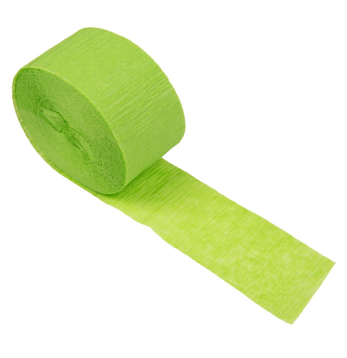 81' Fresh Lime Green Streamer Paper - 1