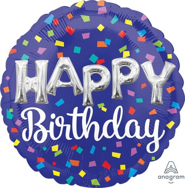 28" Hbday Balloon Letters Jumbo