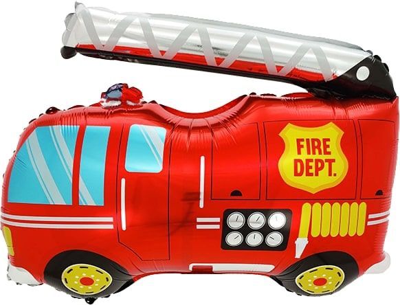 25" Firetruck Balloon