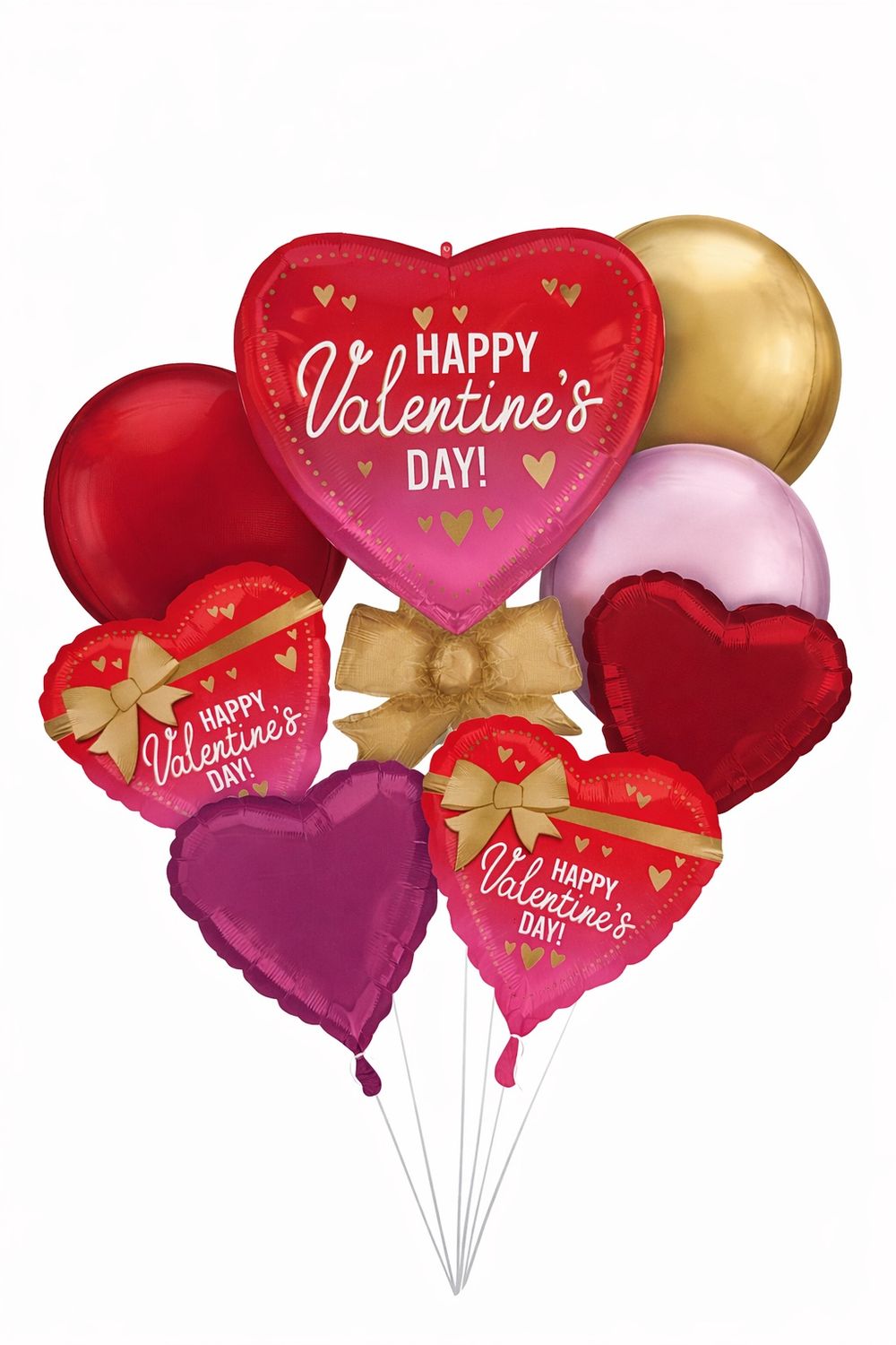 Premium Happy Valentines Day Balloon Bouquet