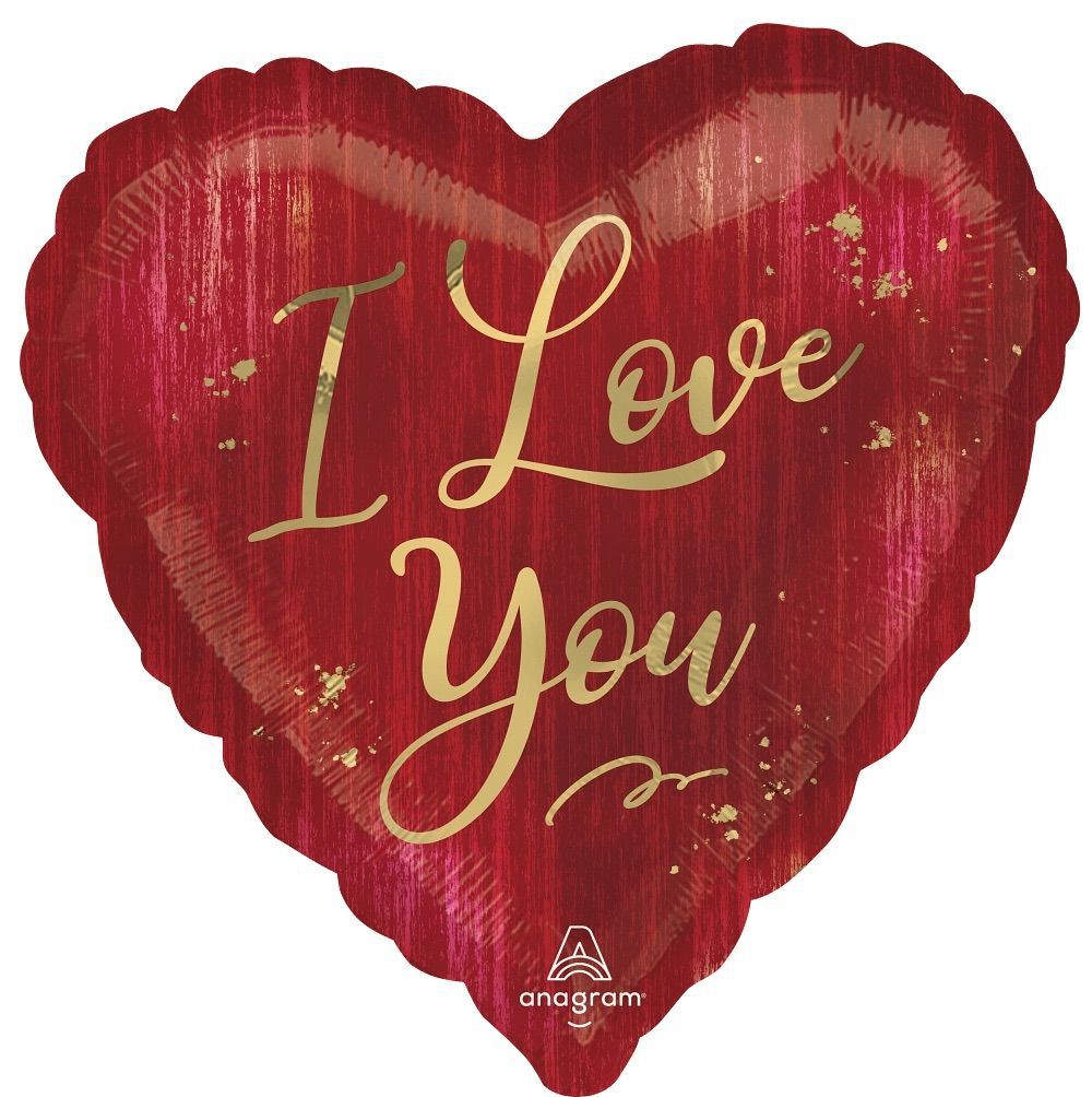 I Love You Rouge Anagram Balloon