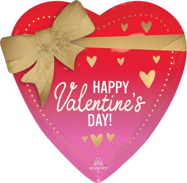 28" Satin Better with Bows Valentine