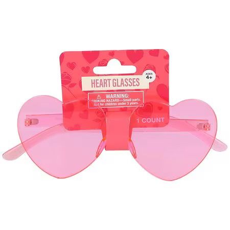 Pink Heart Glasses
