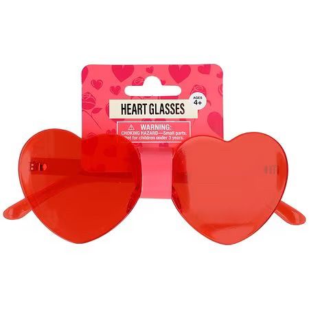 Red Heart Glasses