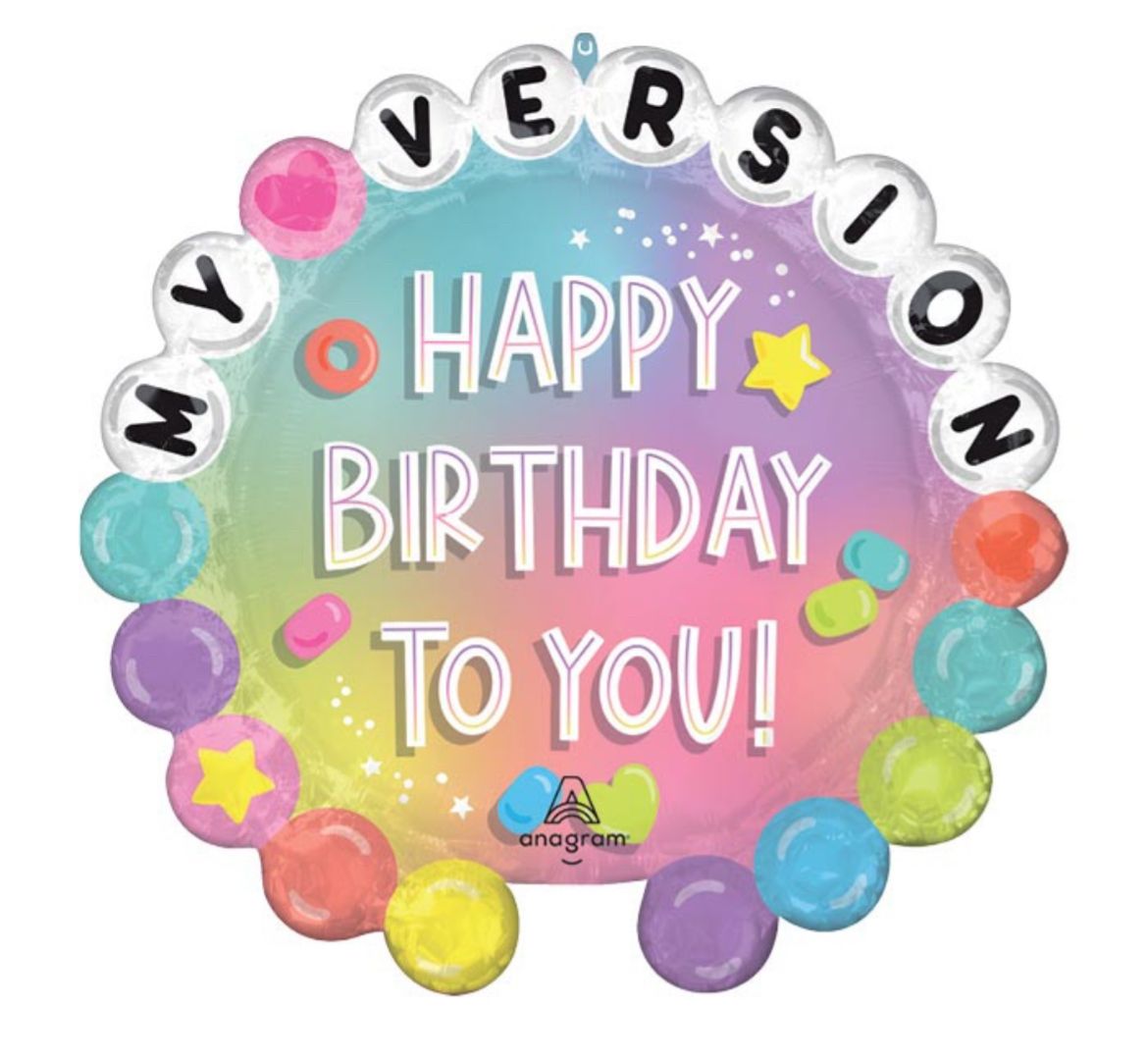 26” Friendship Happy Birthday Balloon