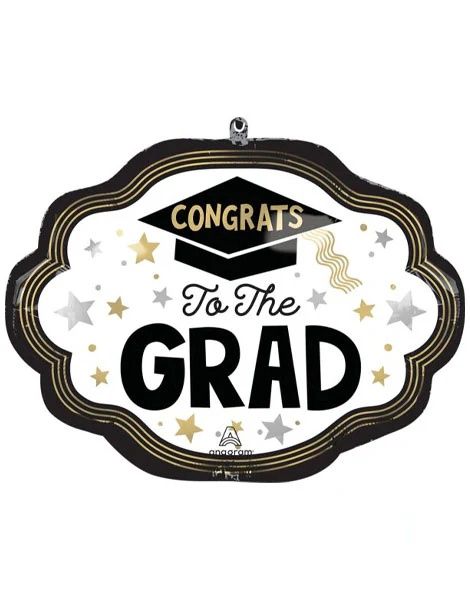 24” Congrats To The Grad Balloon