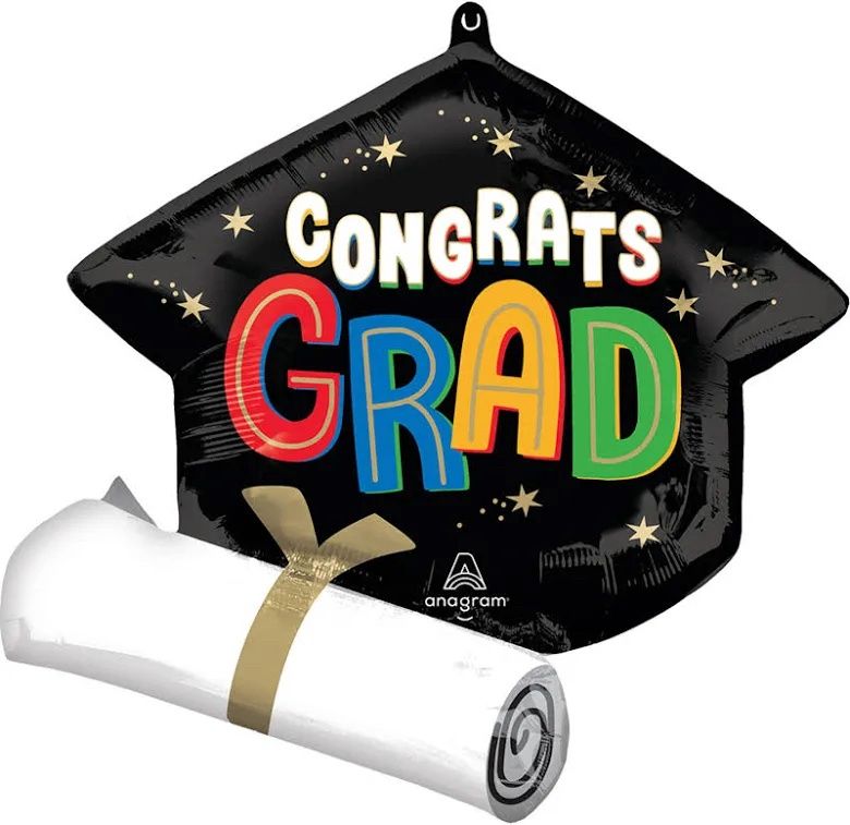 25” Bright Future Congrats Grad Balloon