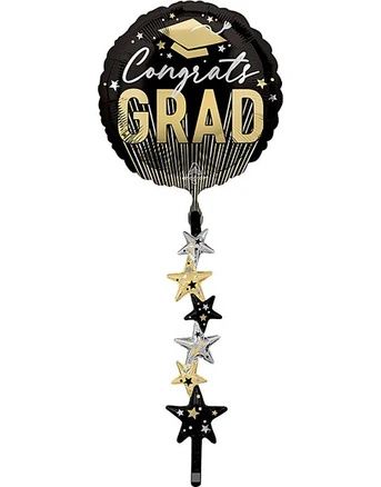 67” Congrats Grad Stars AirWalker Balloon