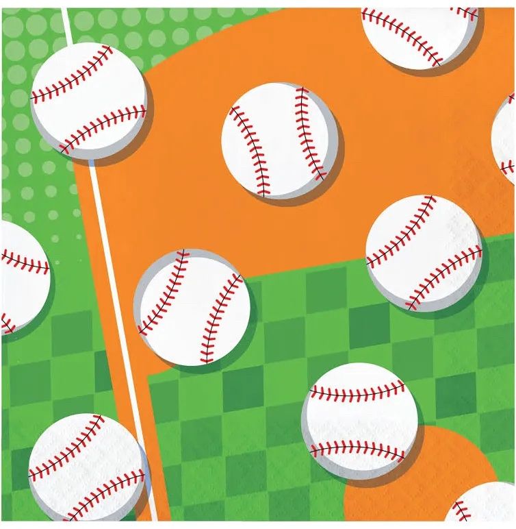 Sport Spirit Baseball - Lunch Napkins 16 Ct