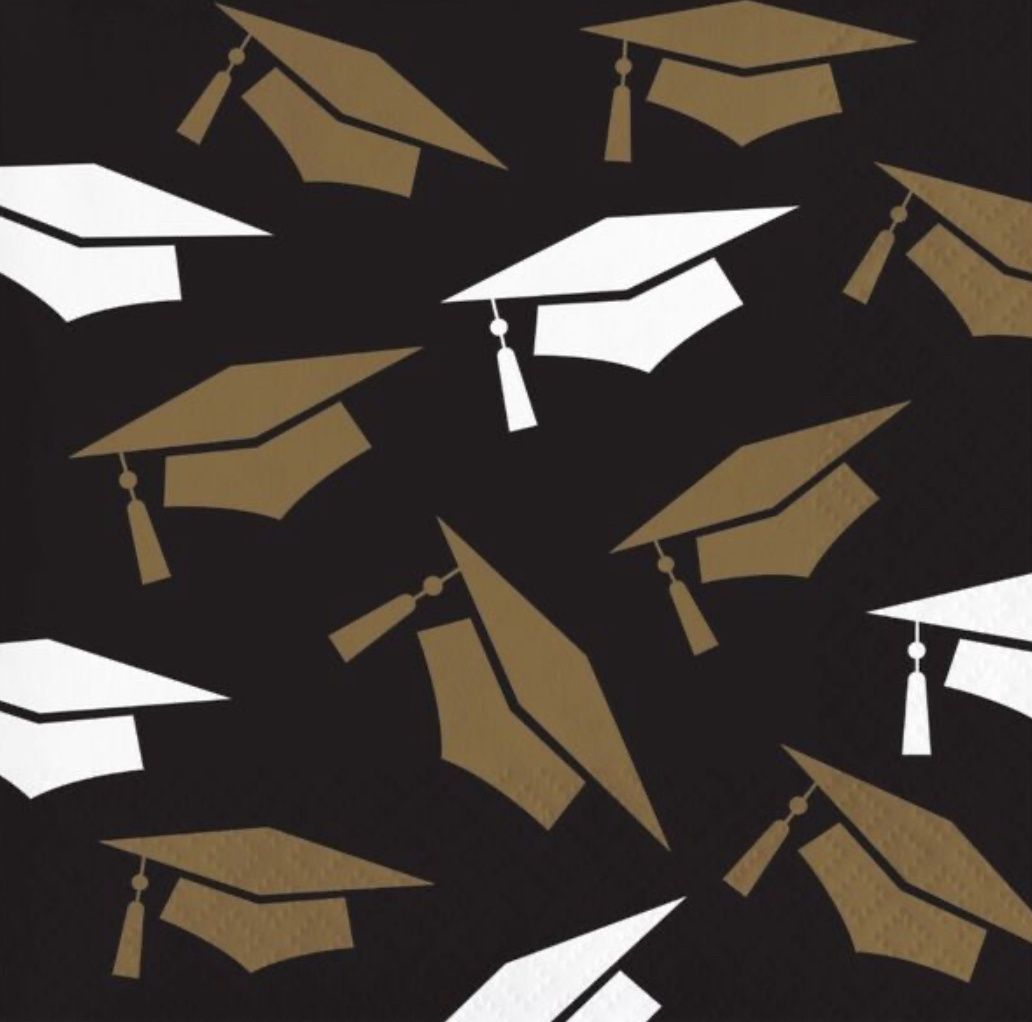 Graceful Grad - Beverage Napkins 16 Ct