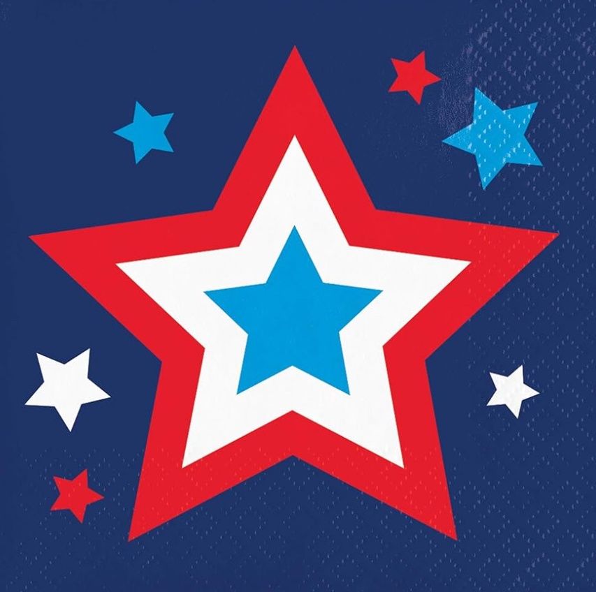 Peace &amp; Patriotism - Beverage Napkins 16 Ct