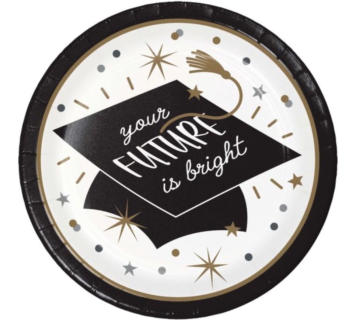 Glowing Grad - Dinner Plates 8 Ct