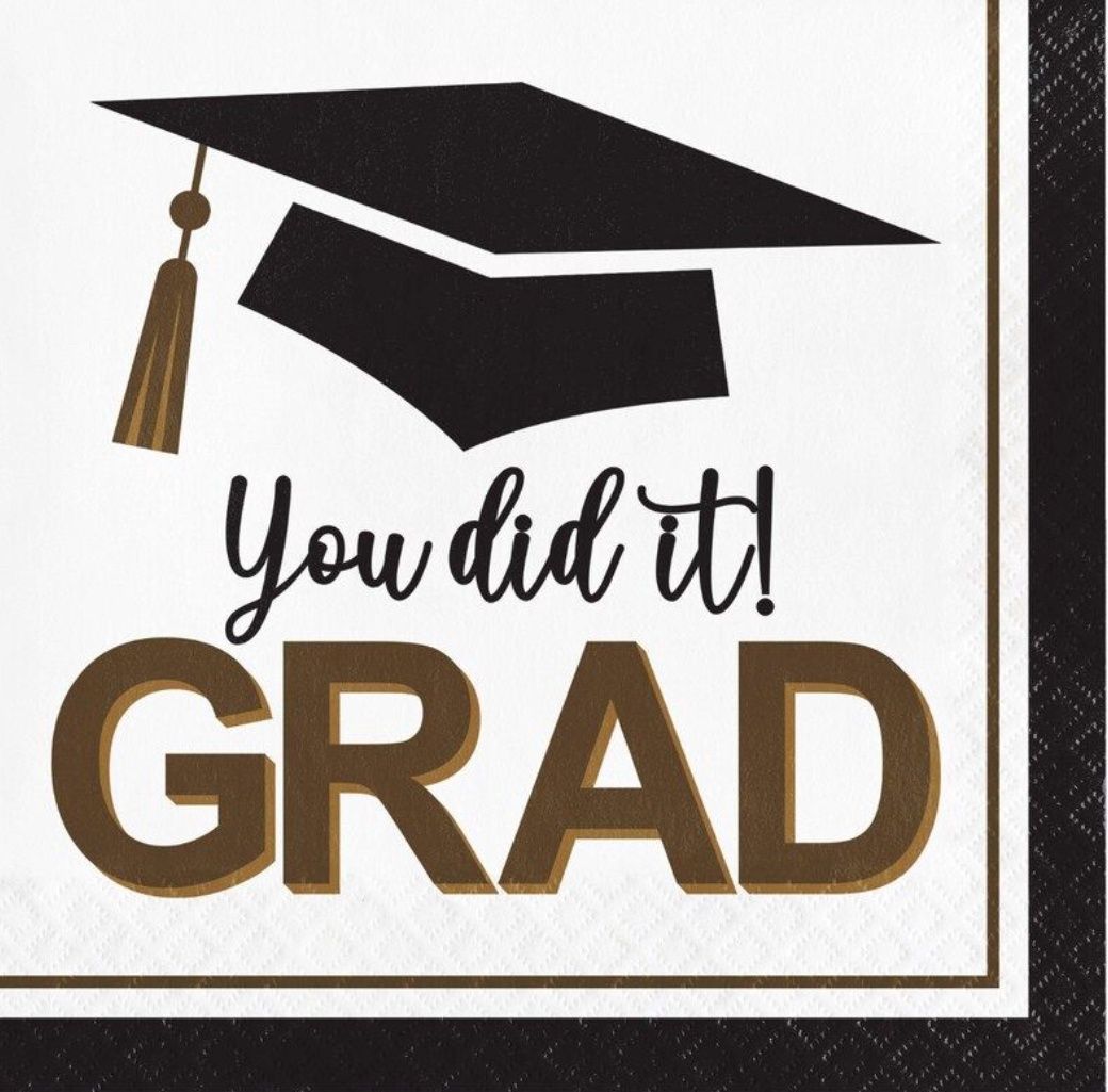 Graceful Grad - Lunch Napkins 16Ct