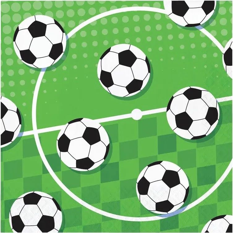Sport Spirit Soccer - Lunch Napkins 16 Ct