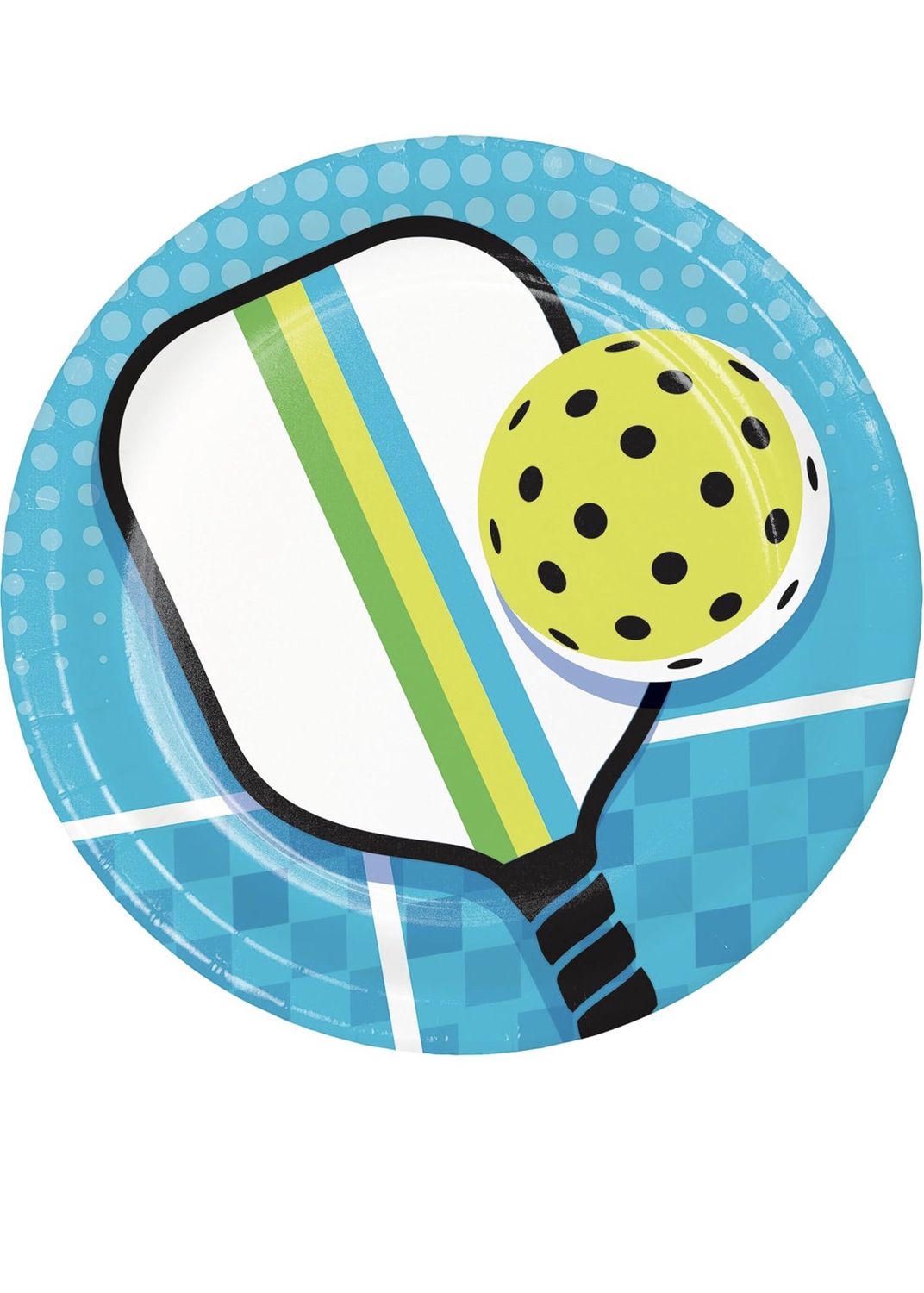 Sport Spirit Pickleball - Dinner Plates 8 Ct