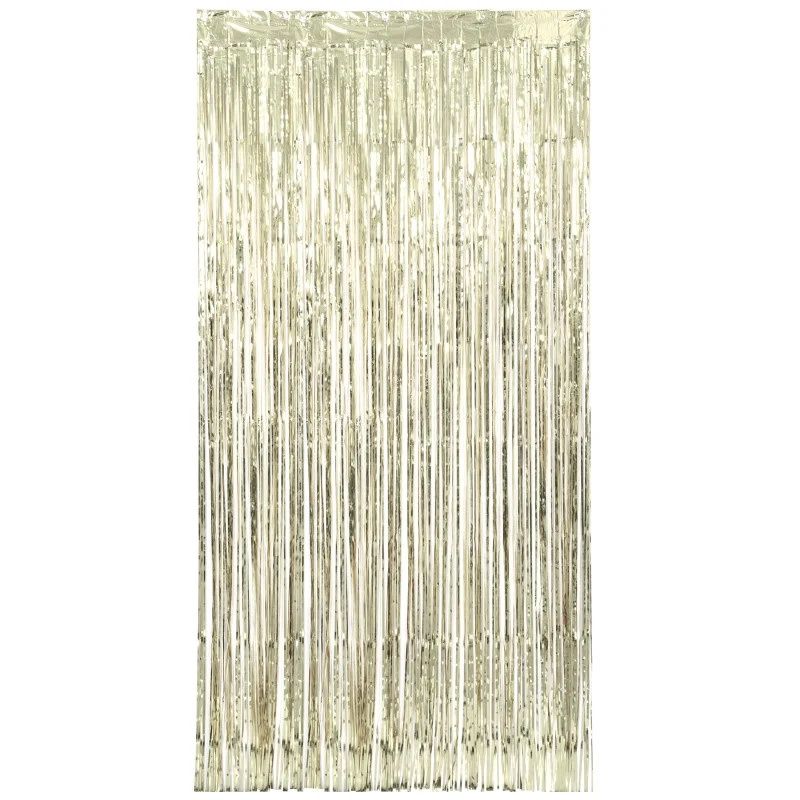 Gold Fringe Door Curtains