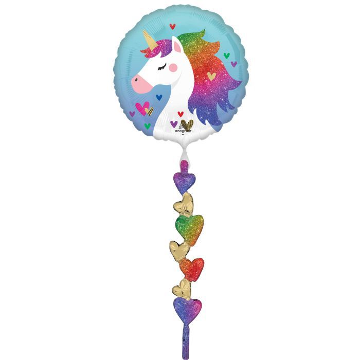 67" Rainbow Unicorn Airwalker