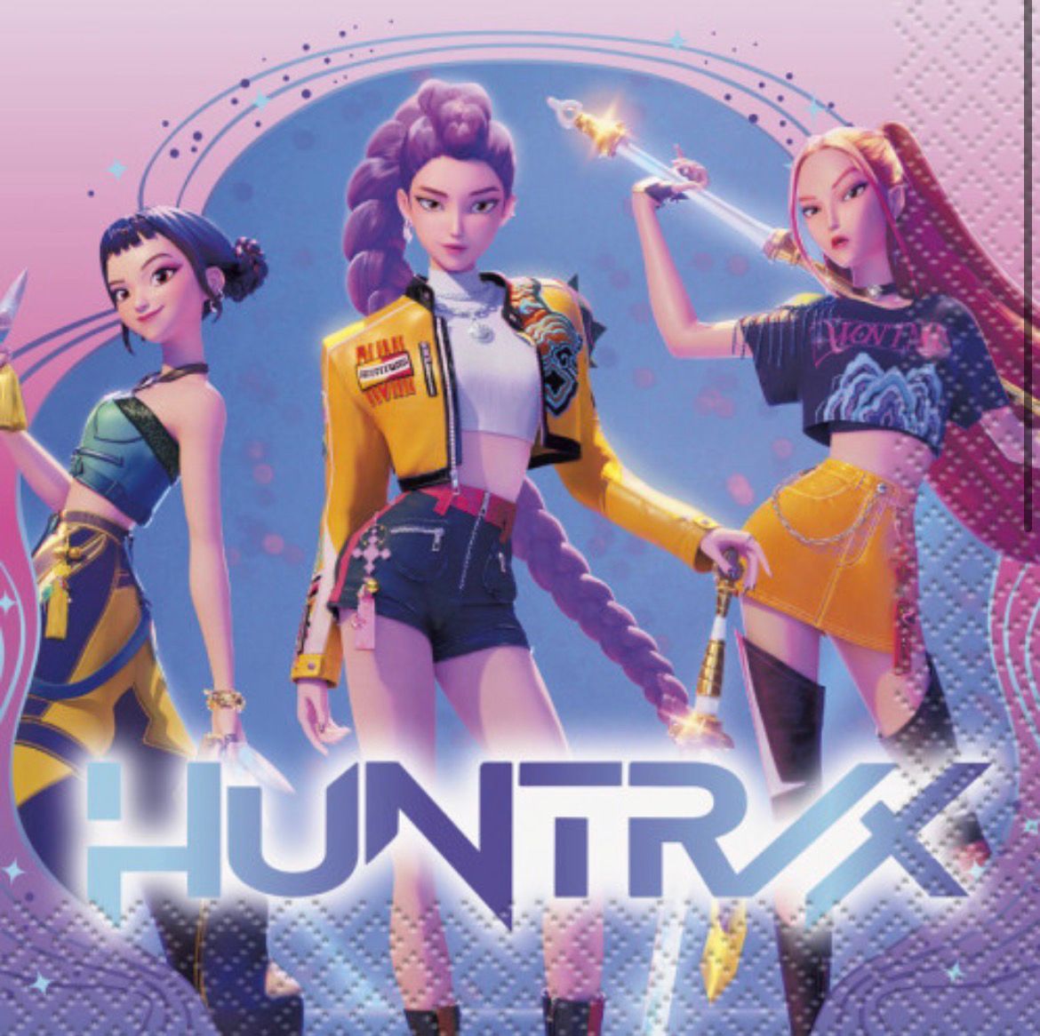 K-pop Demon Hunters-Beverage Napkins 16ct