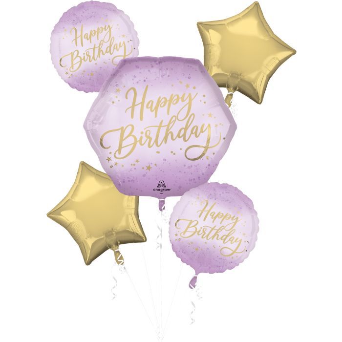 Balloon Bouquet Lavender Luxe Birthday