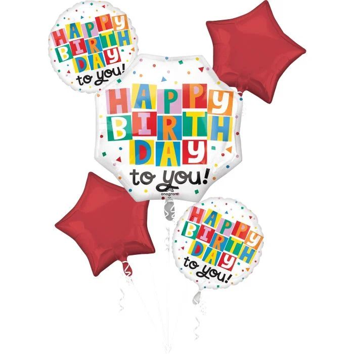 Balloon Bouquet Celebrate the Day Birthday