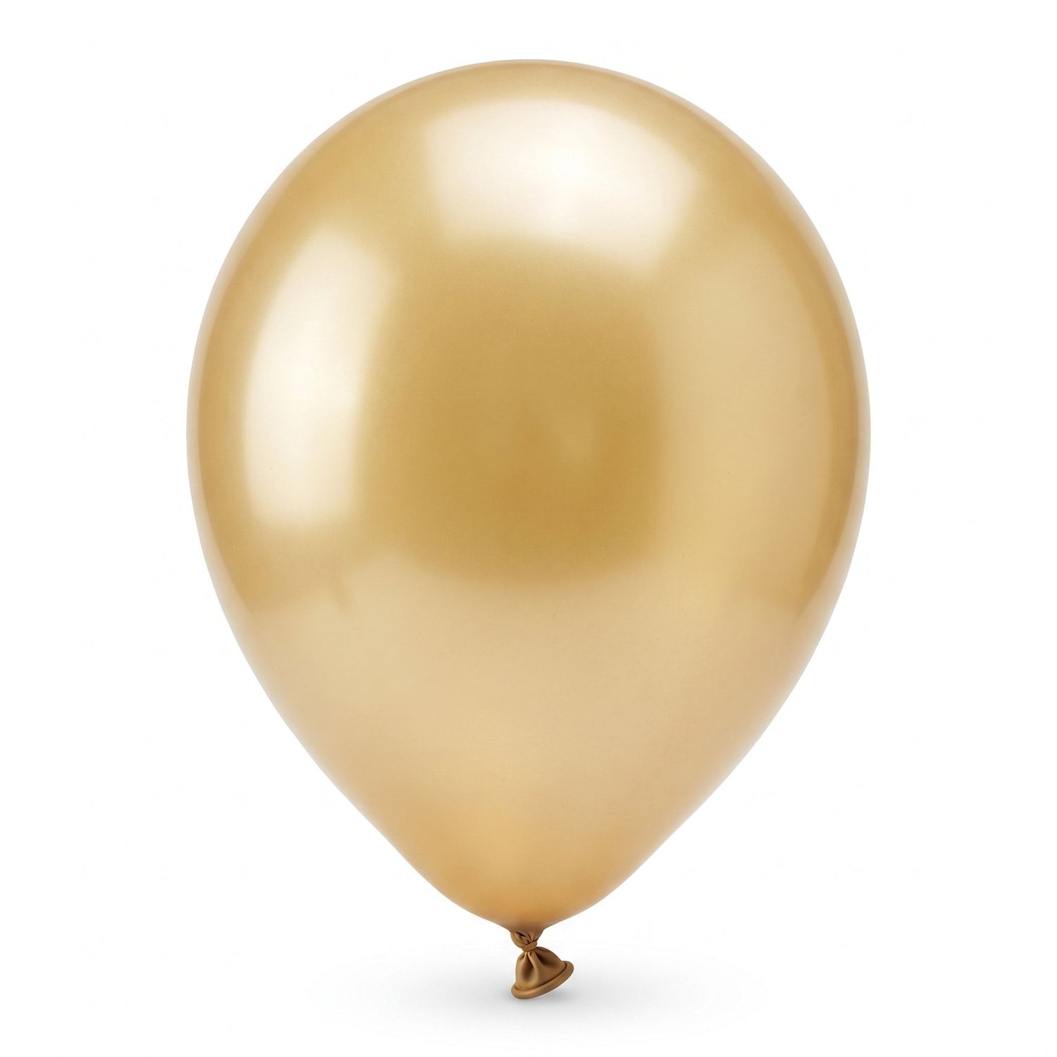 Gold Sateen Inflated Latex Balloon