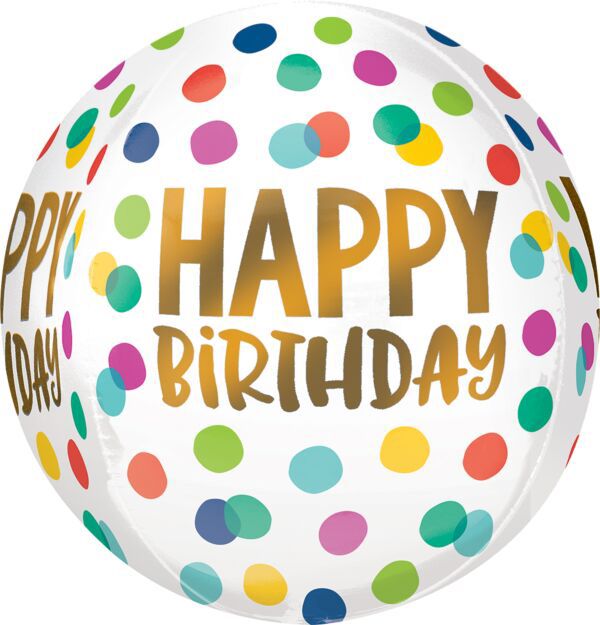 16" Happy Dots Orbz