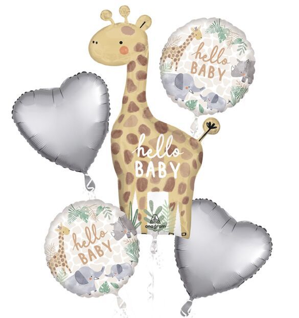 Soft Jungle Baby Bouquet