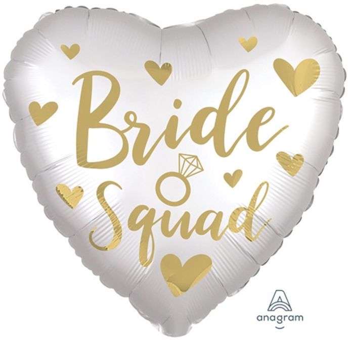 18” Bride Squad Heart