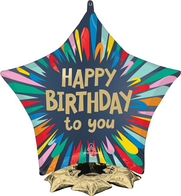 22” Satin Birthday Blast Frillz