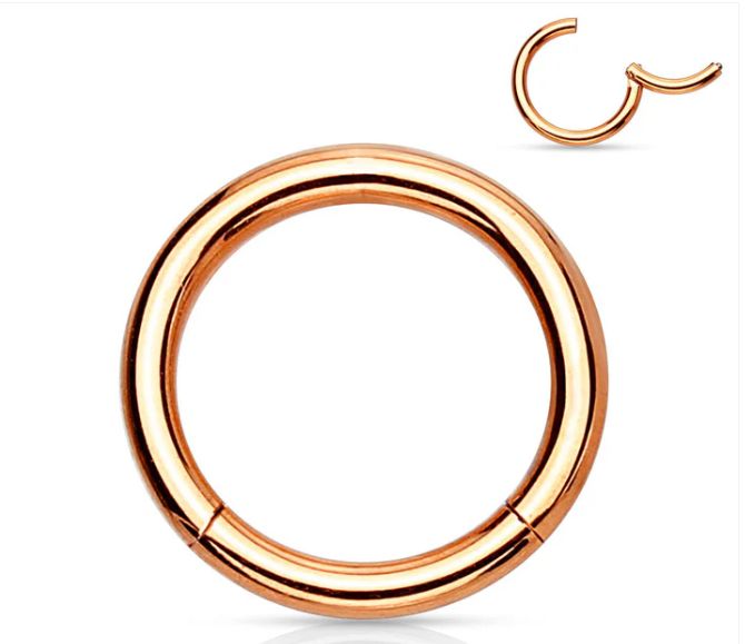 Rose Gold Clicker - Surgical Steele