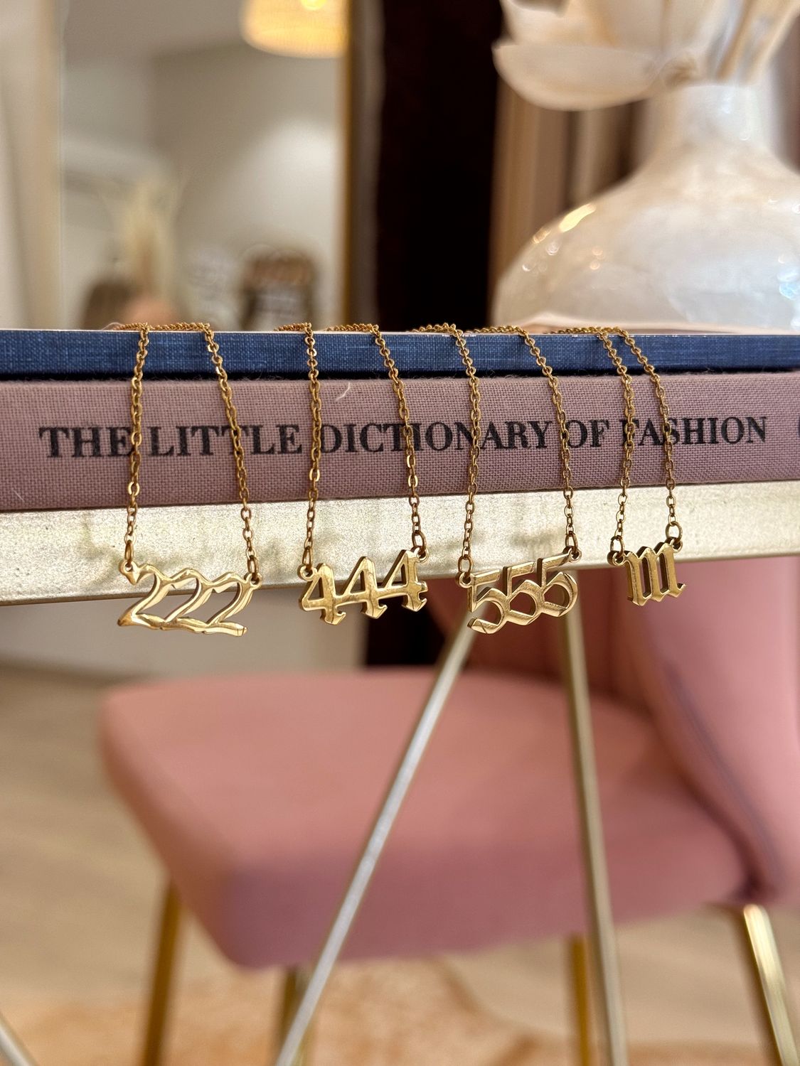 Lucky Numbers 18K Necklace