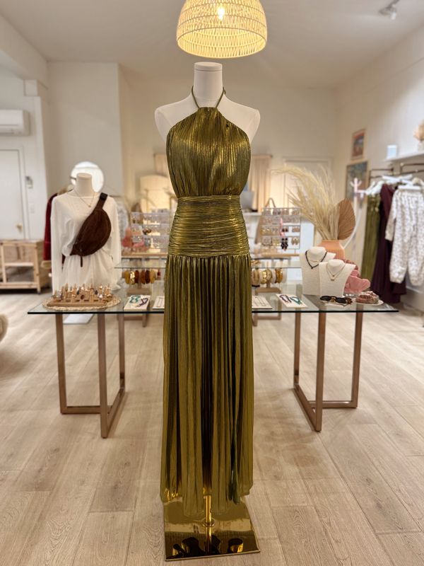 Cher Halter Maxi Dress