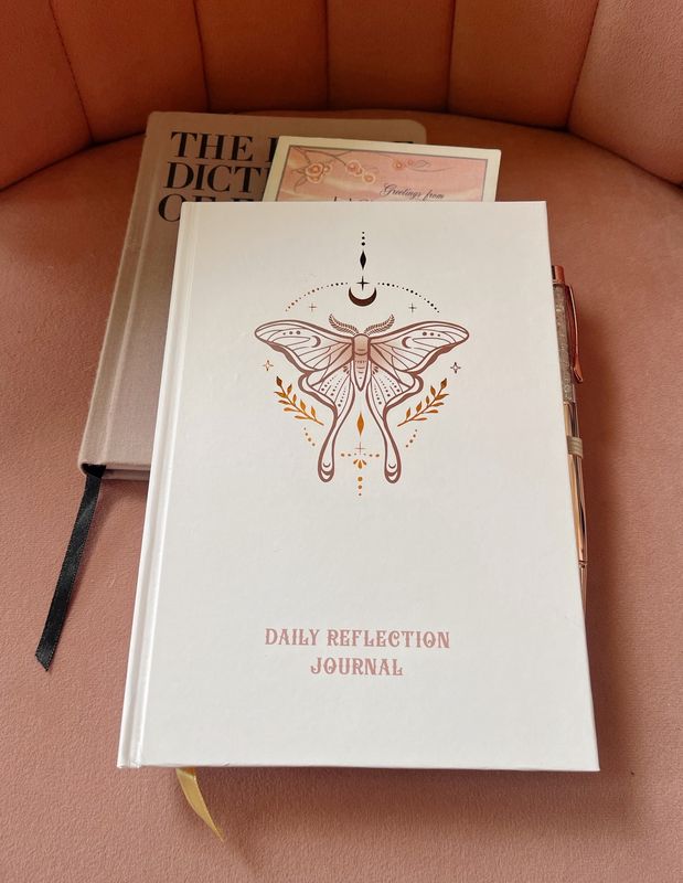 Meadow Daily Reflection Journal &amp; Clear Quartz Pen