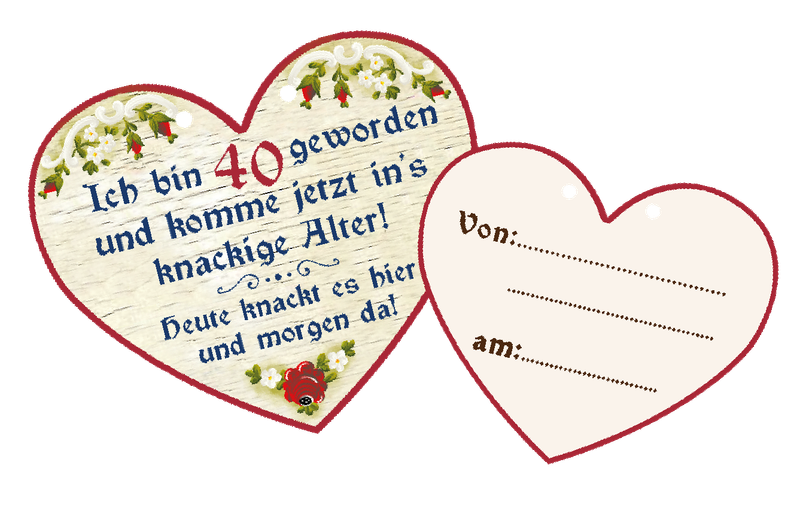 Glückwunsch-Herzen aus Birkenholz zum 30,40,50,60...Geburtstag– liebevolle Botschaften nsb150-004