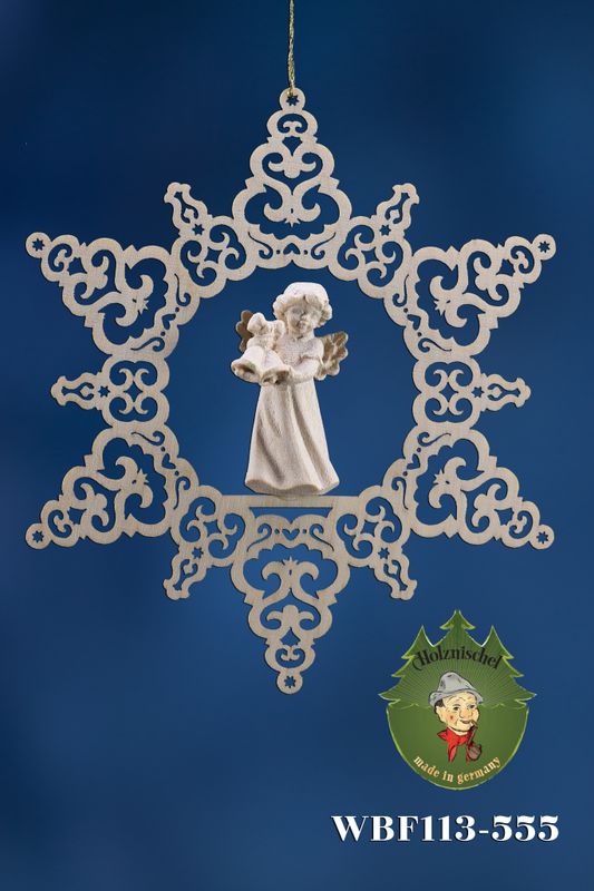 Schutzengel SCHNITZENGEL, Glocken,  Behang Engel