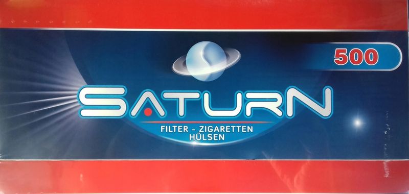 Gilza Gilzy SATURN Tubki Tutki Papierosowe KS Grube 500 szt.